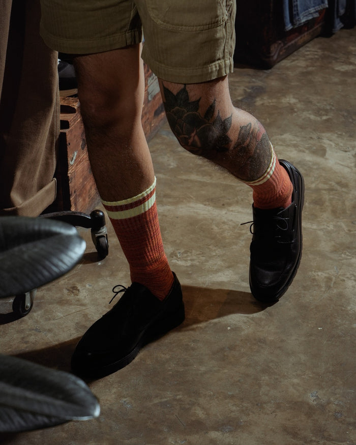 ORIGINAL COTTON SOCKS - MELANGE RED
