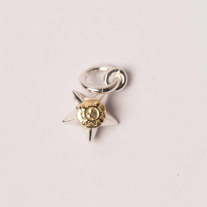 P-372 N/R star pendant head with K18