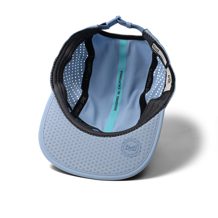 The inside view of the melin Pace Hydro VO2 hat in Allure