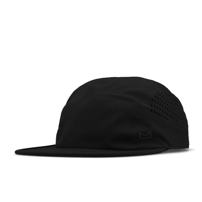 The angled view of the melin Pace Hydro VO2 hat in Shadow
