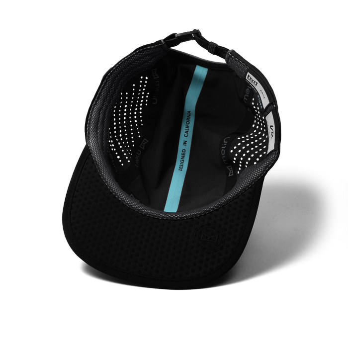 The inside view of the melin Pace Hydro VO2 hat in Shadow