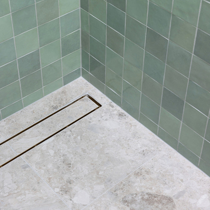 Lifestyle Pale Green Dianna Zellige Look Spanish Ceramic Tile - The Blue Space
