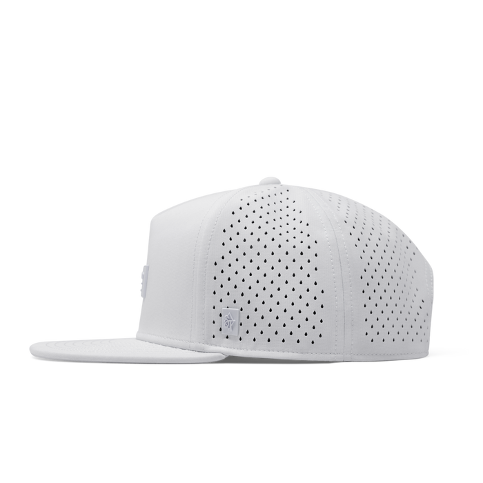 The side view of the melin Passage Explorer Hydro  Split Fit in  White