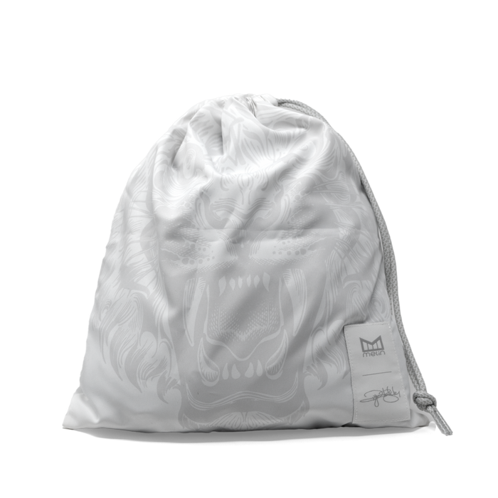 The cinch bag view of the melin Passage Explorer Hydro  Split Fit in  White