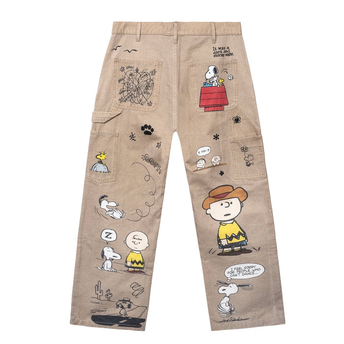 PEANUTS SENIOR PANTS - KHAKI