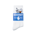 PEANUTS SNOOPY CHARLIE DANCE SOCKS - ECRU