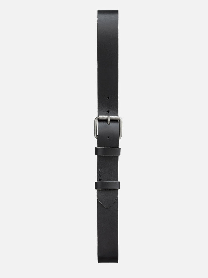 PEDERSSON LEATHER BELT - BLACK