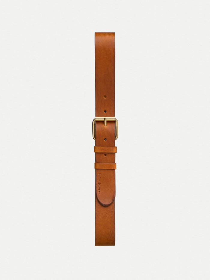 PEDERSSON LEATHER BELT - TOFFEE BROWN