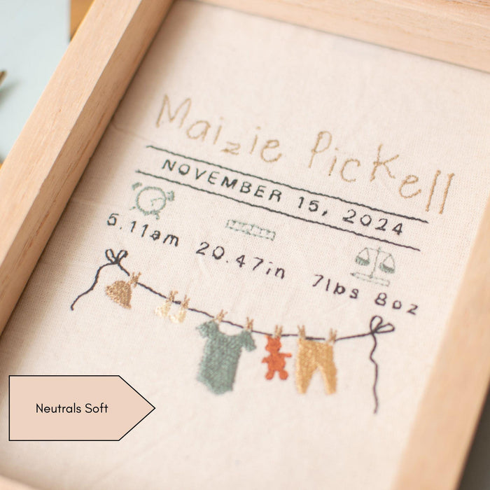 Personalized Newborn Announcement Sign