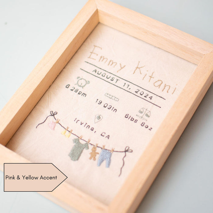 Personalized Newborn Announcement Sign