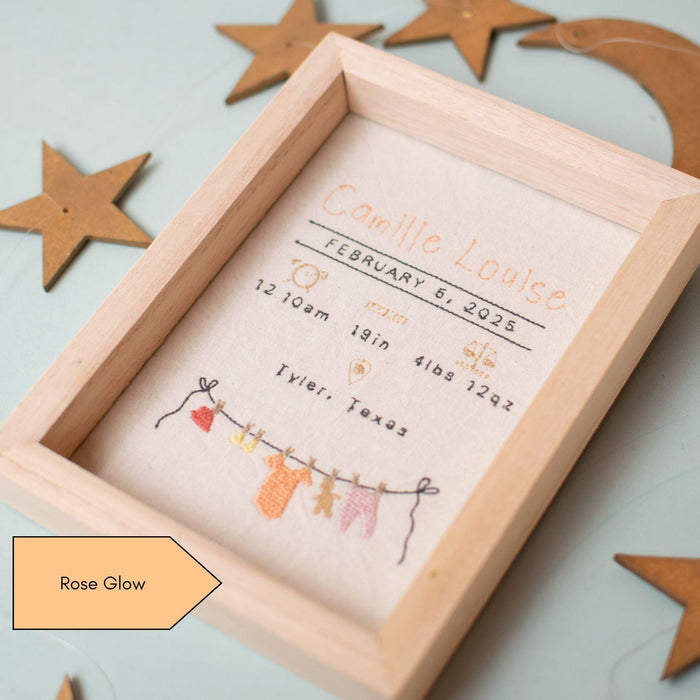 Personalized Newborn Announcement Sign