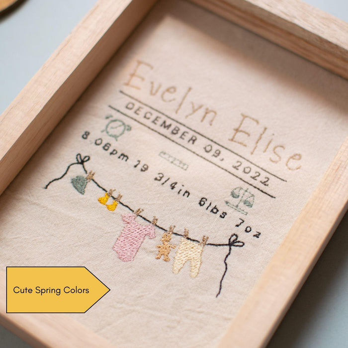 Personalized Newborn Announcement Sign