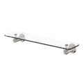Phoenix Cromford Glass Shelf 450mm Brushed Nickel - The Blue Space