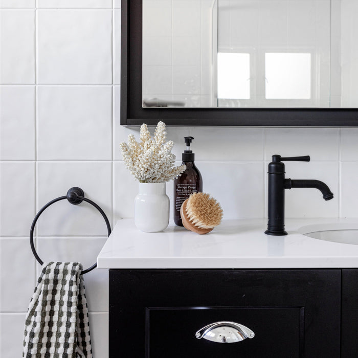 Phoenix Cromford Hand Towel Holder Matte Black