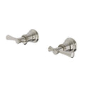 Phoenix Cromford Wall Top Assemblies 15mm Extended Spindles Brushed Nickel - The Blue Space