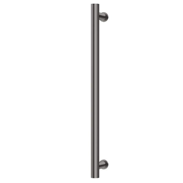 Phoenix Heated Towel Rail Round 600mm - 650-8760-31 - Brushed Carbon