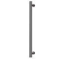 Phoenix Heated Towel Rail Round 600mm - 650-8760-31 - Brushed Carbon