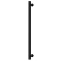 Phoenix Heated Towel Rail Round 800mm - 650-8761-10 - Matte Black