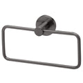 Phoenix Radii Hand Towel Holder Round Plate - Brushed Carbon - RA893-31