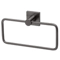 Phoenix Radii Hand Towel Holder Square Plate - RS893-31 - Brushed Carbon