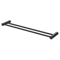 Phoenix Vivid Slimline Double Towel Rail-Matte Black