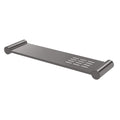 Phoenix Vivid Slimline Metal Shelf in Brushed Carbon - The Blue Space