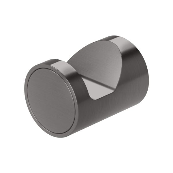 Phoenix Vivid Slimline Robe Hook in Brushed Carbon - The Blue Space