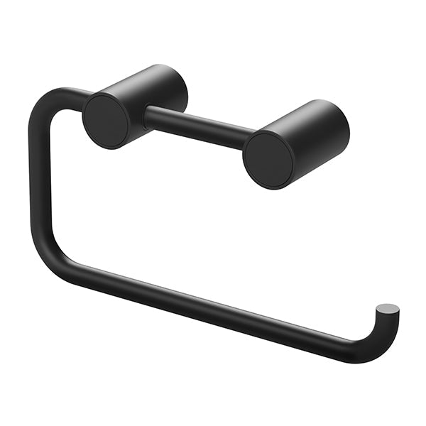 Phoenix Vivid Slimline Toilet Roll Holder Matte Black - The Blue Space