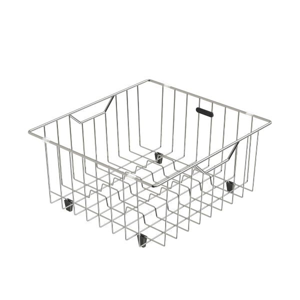 Phoenix Wire Basket  Brushed Stainless Steel The Blue Space