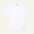 PIONEER SOLID ONE POCKET TEE S/S - BRIGHT WHITE