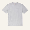 PIONEER SOLID ONE POCKET TEE S/S - HEATHER GRAY