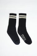 PRONTO COTTON SOCKS - SOLID BLACK