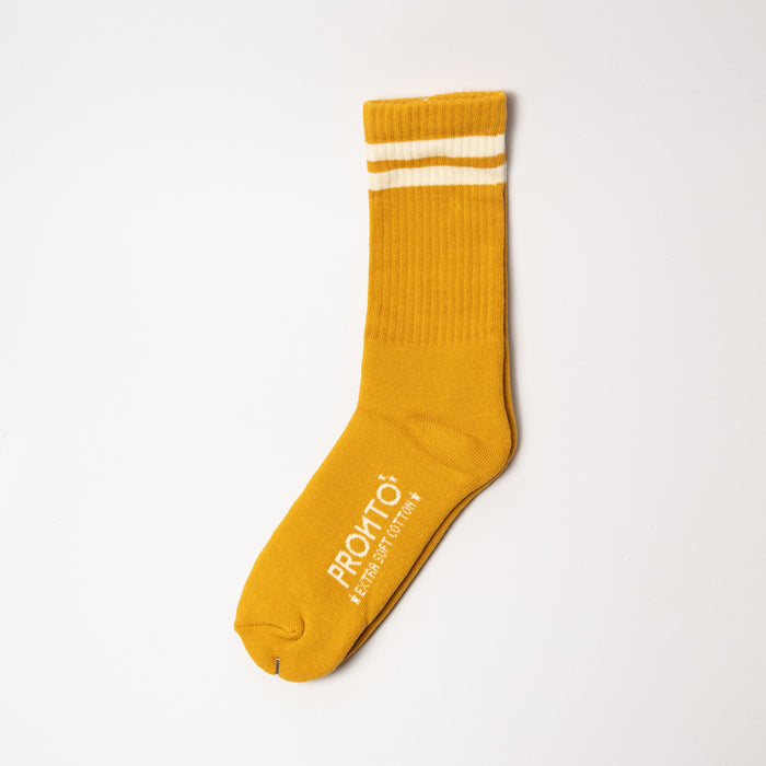 PRONTO COTTON SOCKS - WILD MUSTARD