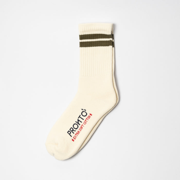 PRONTO NATURAL SOCKS - FOREST GREEN
