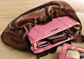PURSEN SATIN PURSE ORGANIZER INSERT OIMPN52