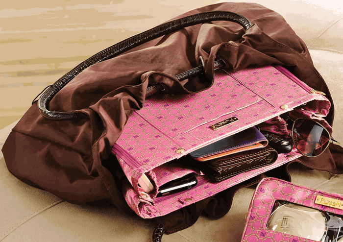 PURSEN SATIN PURSE ORGANIZER INSERT OIMPN52