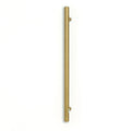 Radiant Heated Vertical towel rail 40 x 950mm Brushed Gold GLD-VTR-950 - The Blue Space