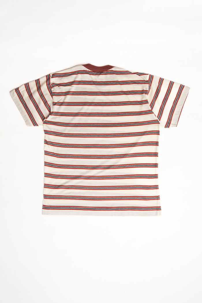 RODDER STRIPE TEE S/S - ECRU