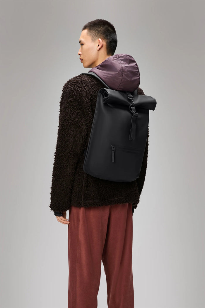 Rolltop Rucksack - BLACK
