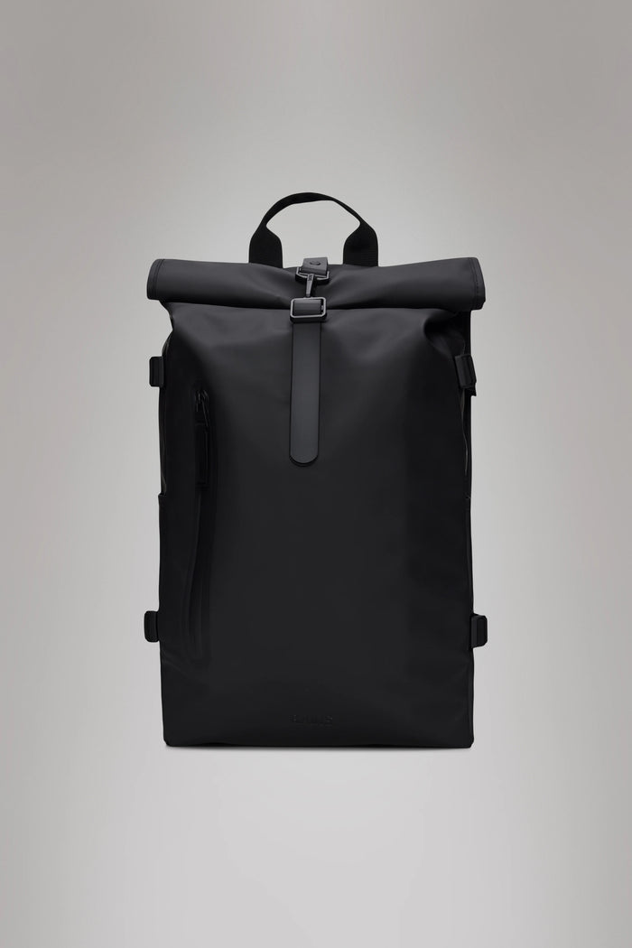 Rolltop Rucksack Large - BLACK