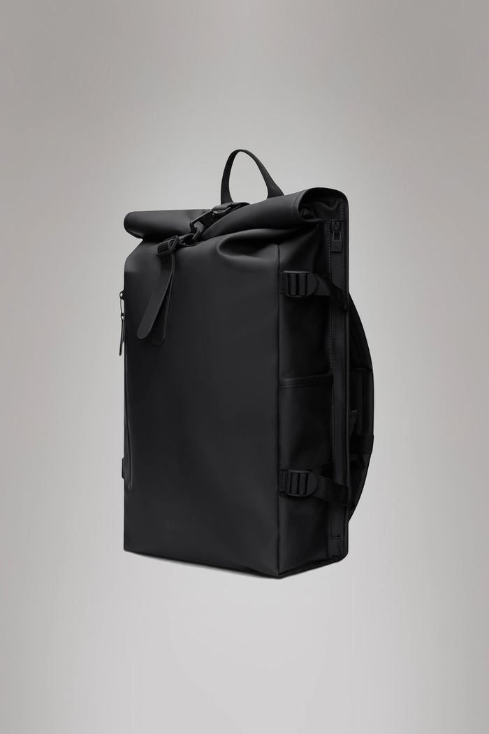 Rolltop Rucksack Large - BLACK