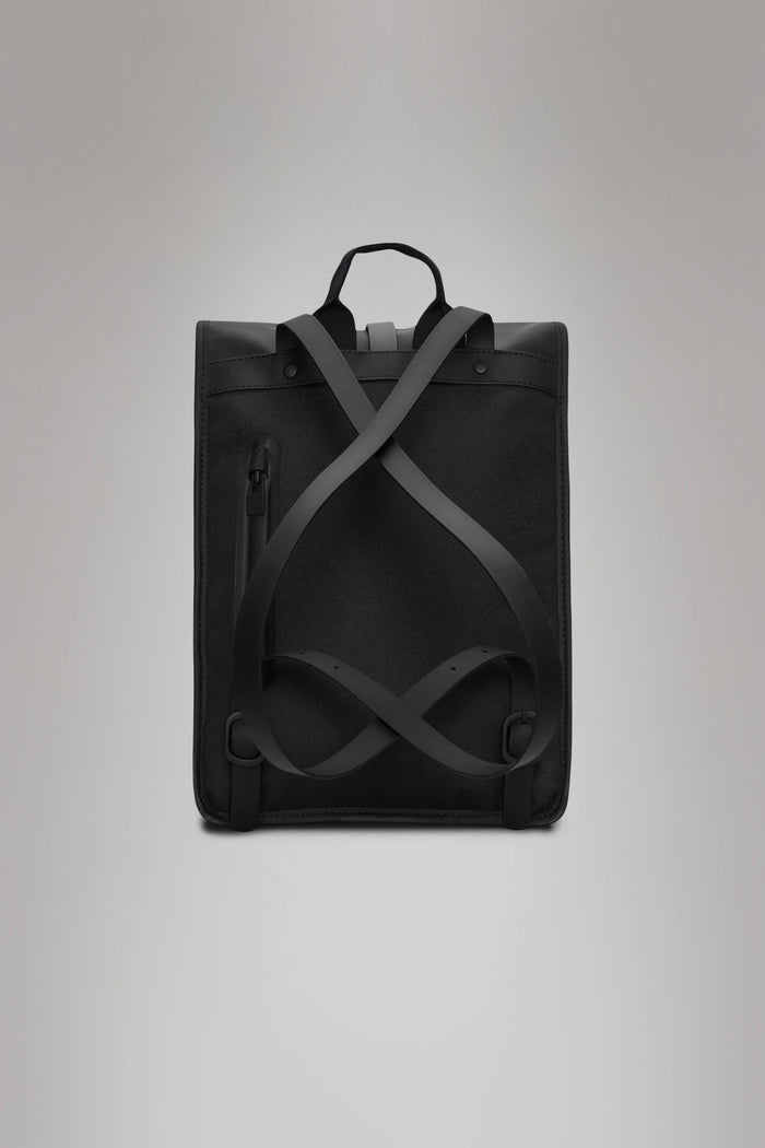 Rolltop Rucksack Mini - BLACK