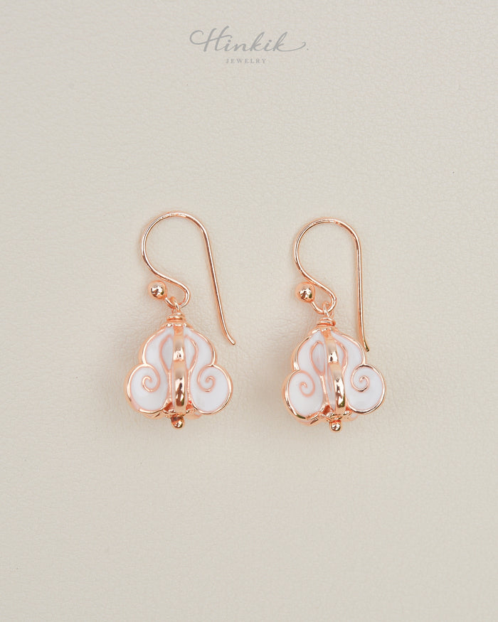 Rose Gold-Plated Ruk Flower Earrings