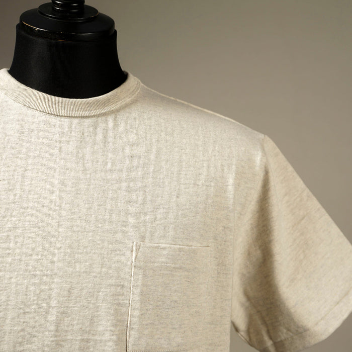 ROYAL POCKET S/S T-SHIRTS - OATMEAL