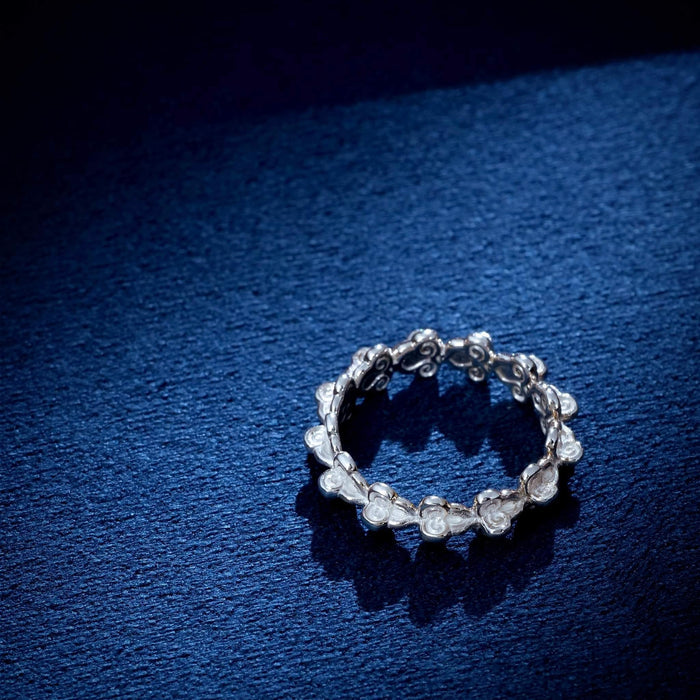 RUK Ring – Handmade Thai Flower Ring in Sterling Silver 925 | Minimal Jewelry by Hinkik