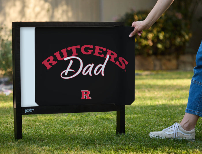 Rutgers Dad Yardsy Sign yard sign