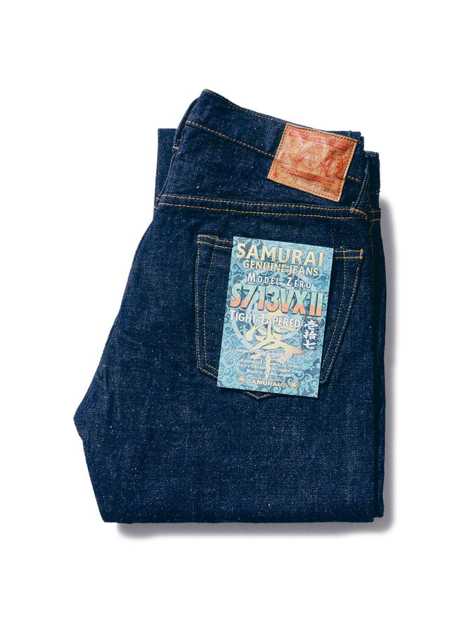 S713VXII 17oz Slim Tapered - INDIGO