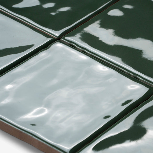 Sage Luca Hand Made Gloss Tile 100 x 100 x 8mm