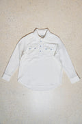 SASHIKO AMERICAN COWBOY SHIRT - WHITE