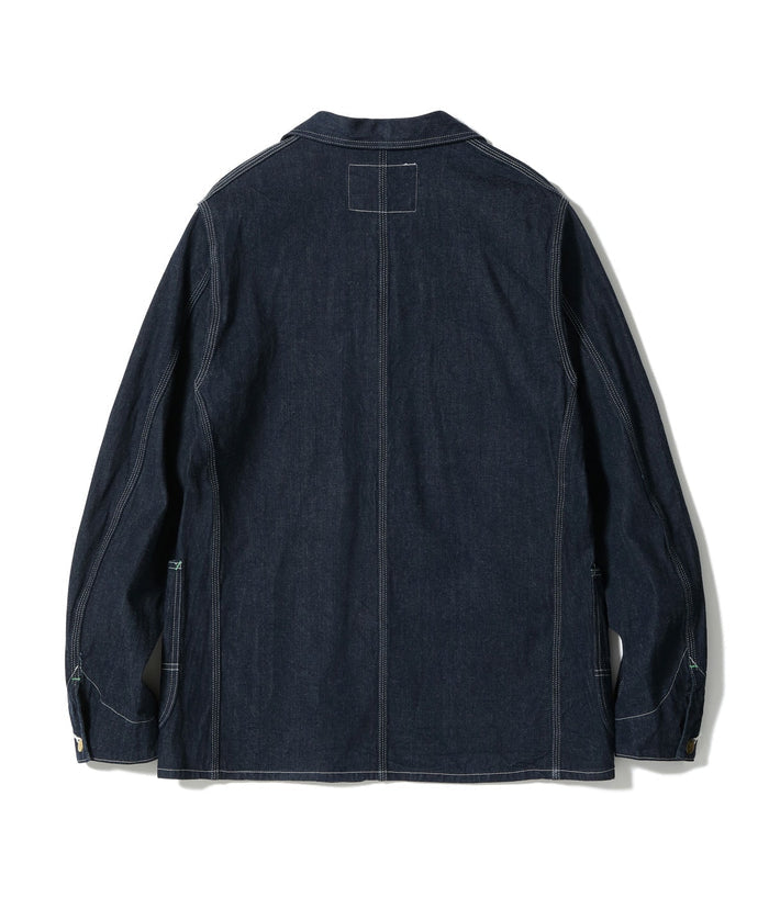 SC15655 11oz. BLUE DENIM WORK COAT - INDIGO